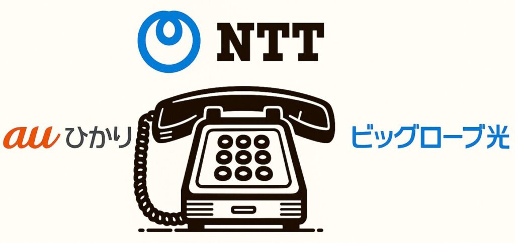 auひかりからビッグローブ光に乗り換えても固定電話の電話番号が引き継げるかを確認する