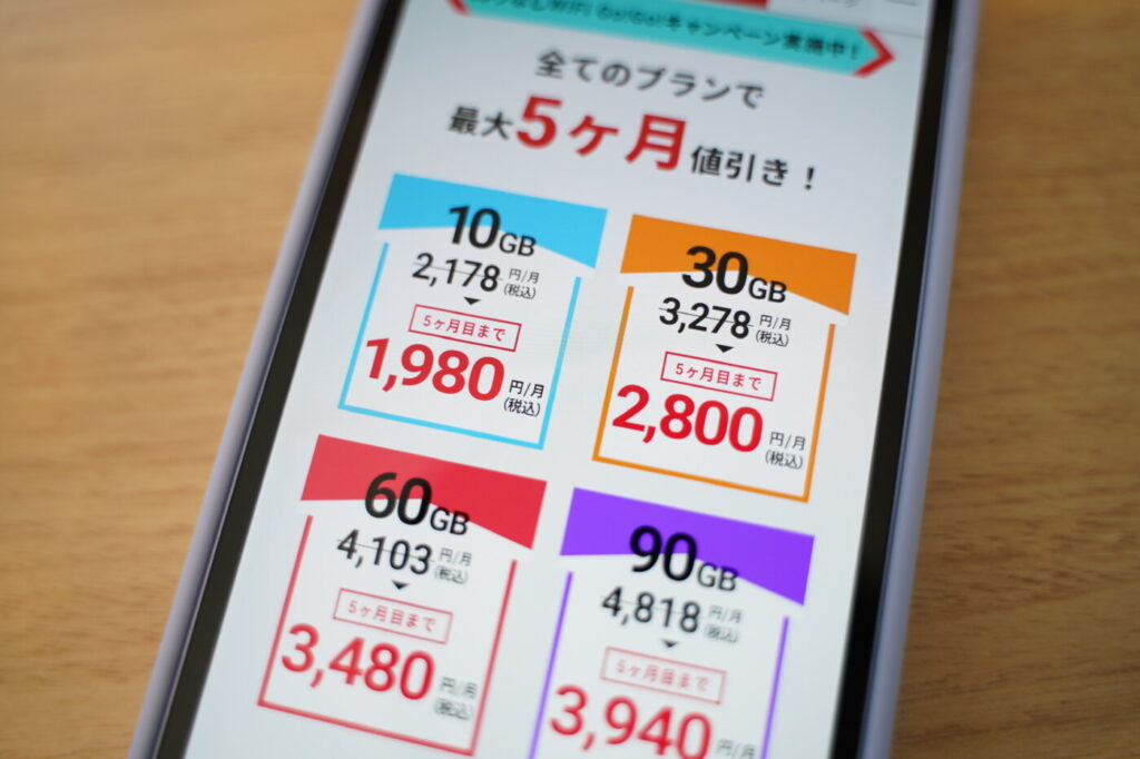 縛りなしWiFi（レンタル型）