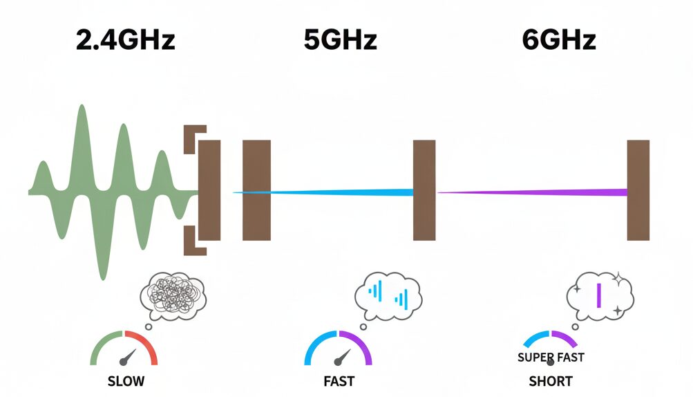 無線LAN（WiFi）の2.4GHzと5GHz、6GHzの違いと改善方法は？