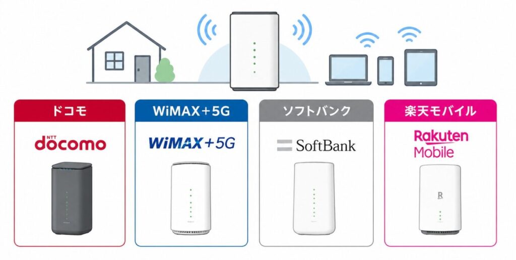 2026年最新のおすすめホームルーターを比較