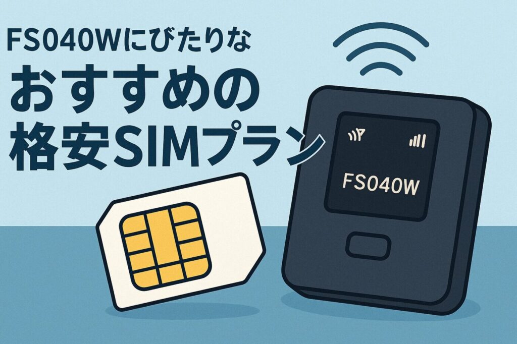 実機レビュー】FS040Wは現時点で最強で最良のモバイルルーターで
