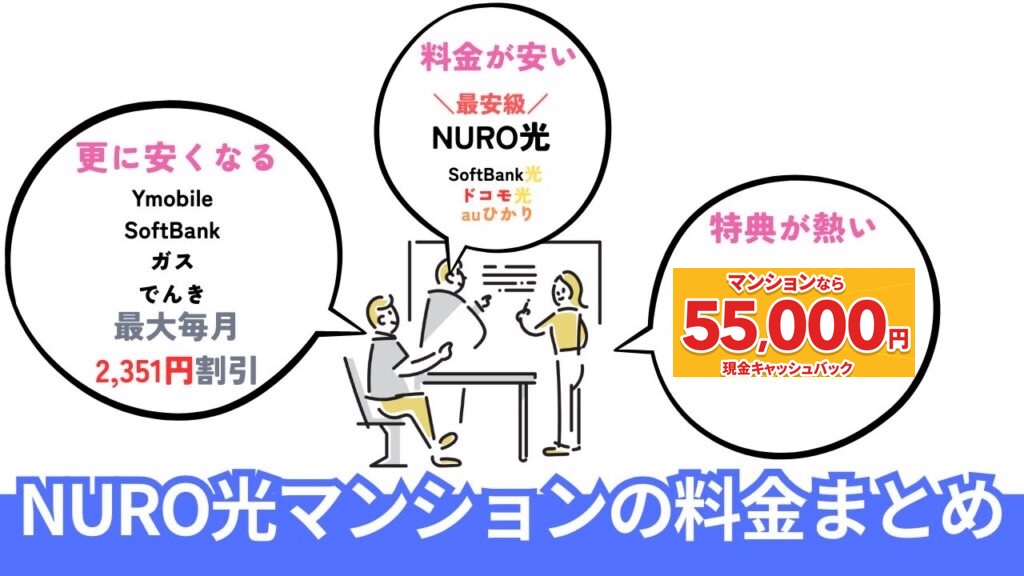 NURO光マンションの料金まとめ。安く賢くインターネットを始めよう