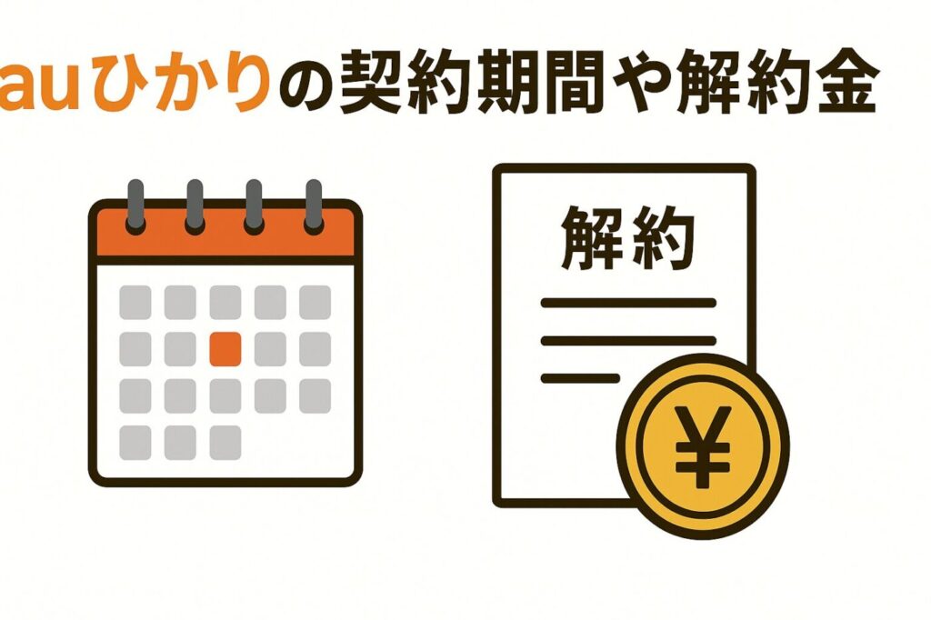 ビッグローブ光乗り換えによるauひかりの違約金・解約金は？