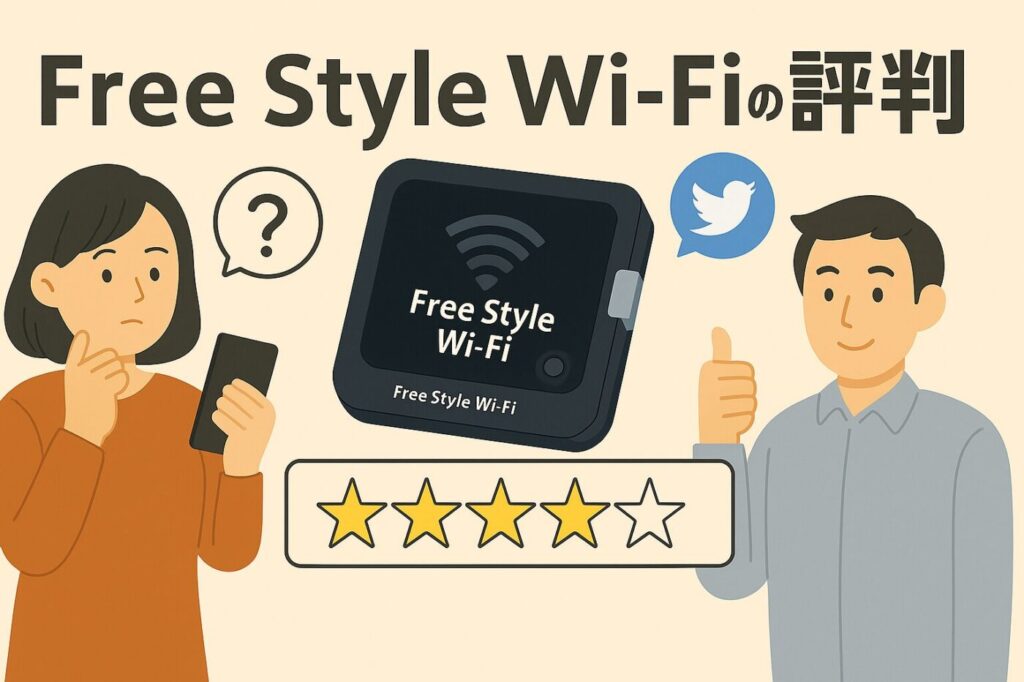 Free Style Wi-Fiの評判・口コミは？SNSやレビューを調査