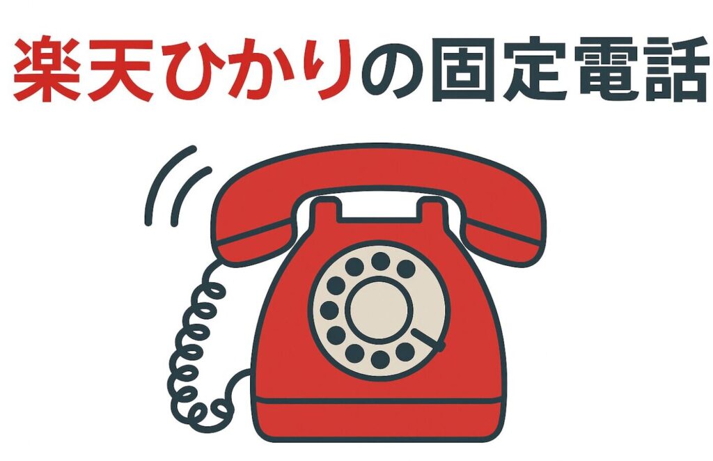 楽天ひかりからビッグローブに乗り換える場合の固定電話について