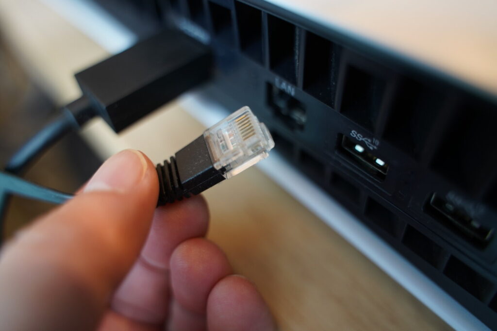 FC26を快適にするにはパソコンやPS5のWi-Fiから有線LAN接続に切り替える