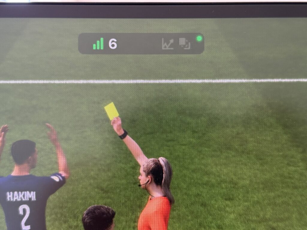 FC26のコネクションモニタリングで常にPing値が緑色の状態を維持できていれば、通信は安定しており、FC26を快適にプレイできます。