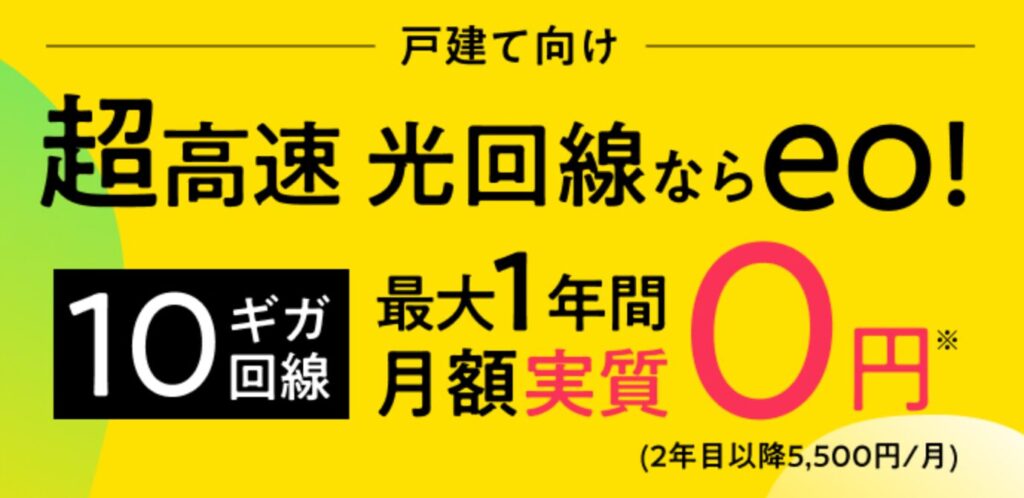 eo光シンプルプランへ新規申し込みのうえ、「eoアプリ登録者限定！eo光シンプルプランスタートキャンペーン」「eo光シンプルプラン 最大6カ月間500円割引特典」を適用し、さらに「eo光シンプルプラン 3,000円プレゼントキャンペーン」の特典3,000円を7～12カ月目の月額料金の支払いに充当した場合。