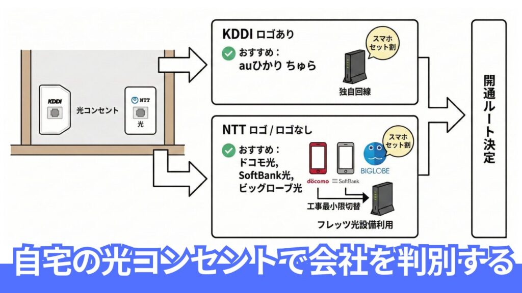 失敗しない選び方|自宅の設備(ロゴ)でわかる最適な光回線
